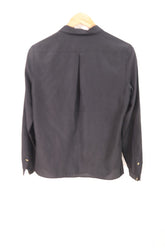 חולצה מעוצבת בשחור-S-M